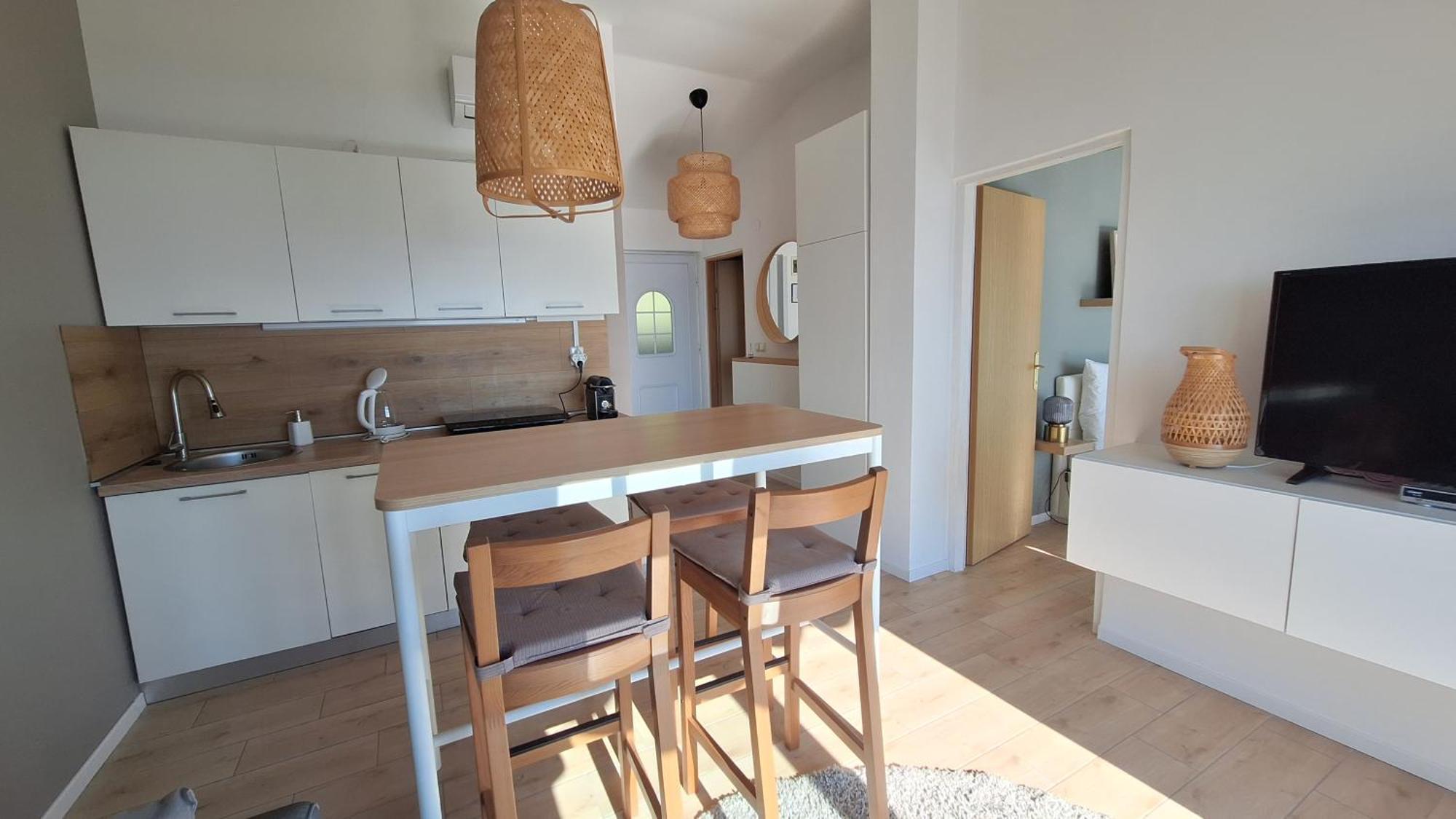 Ferienwohnung Mit 180° Meerblick Dobreć Exteriér fotografie
